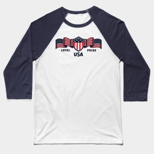 Loyal Pride USA Baseball T-Shirt